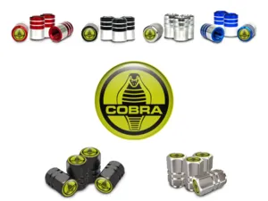 Shelby Tyre Valve Caps for Trucks Racing Look